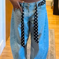 The Noir Dot Silk Twilly